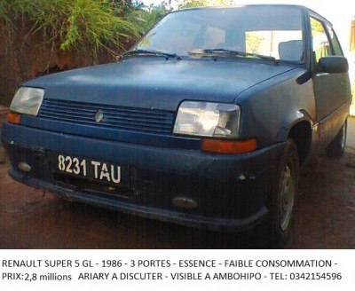 SUPER 5 A VENDRE - antananarivo, madagascar