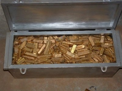  550kg d'or en poudre et lingot 22.77 cara plus  - cotonou, benin