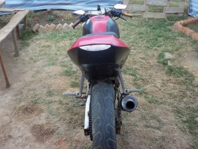 Moto Suzuki 350 - Tananarive, Madagascar