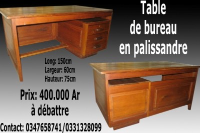 Table de bureau - Antananarivo, Madagascar