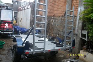 REMORQUE PORTE QUAd/MOTO/MArcandises - tananarive, madagascar