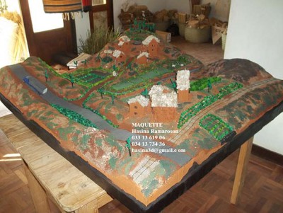 MAQUETTISTE - Manao MAQUETTE trano na paysage - Antananarivo, Madagascar