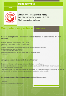 Comptable &agrave; domicile - Antananarivo, Madagascar