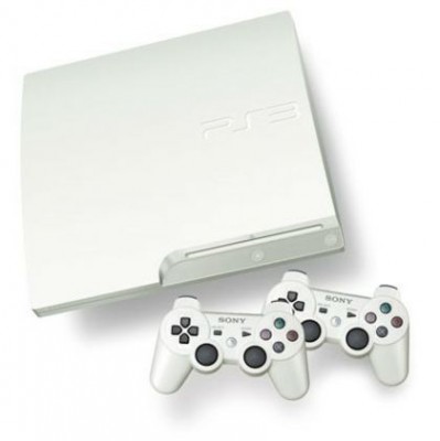 Pack exceptionnel PS3 Slim Blanche 320 Go + 29 Jeux + 2 Manettes  - Antananarivo, Madagascar