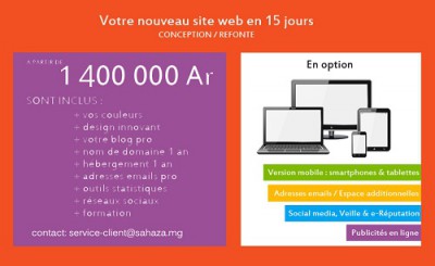 Conception site web en 15jours - Antananarivo, Madagascar