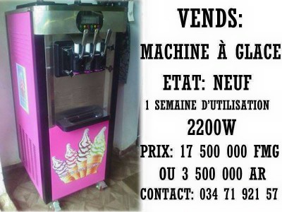 Machine &agrave; glace - Antananarivo, Madagascar