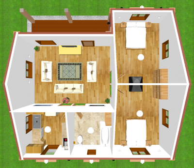 Maison traditionnelle F3 Miniature 1