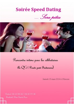 oirée célibataire "sera pitia" spécial speed dating Miniature 1