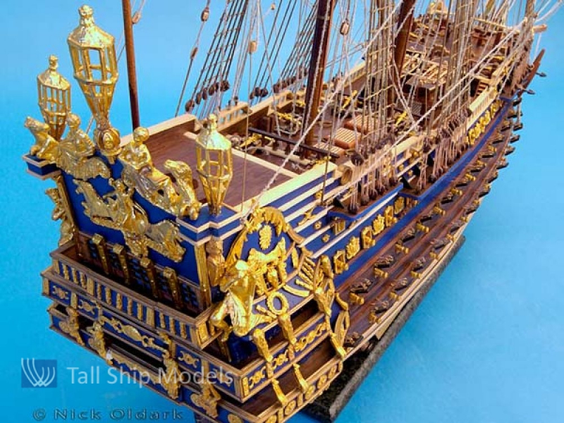 MAQUETTE DE BATEAU \"SOLEIL ROYAL\" - tana, madagascar
