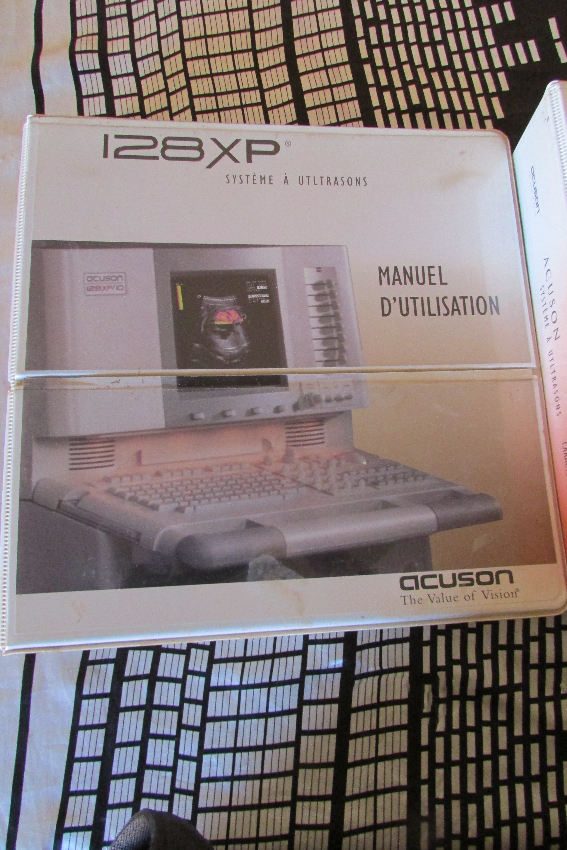 Echographie DOPPLER en couleur marque ACUSON 128XP Miniature 1