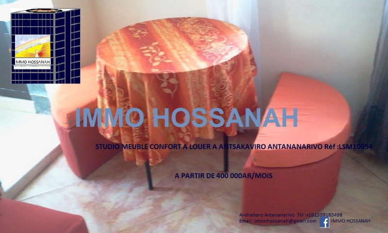 STUDIO MEUBLE A LOUER A ATSAKAVIRO Réf: LSM 2047 Miniature 1