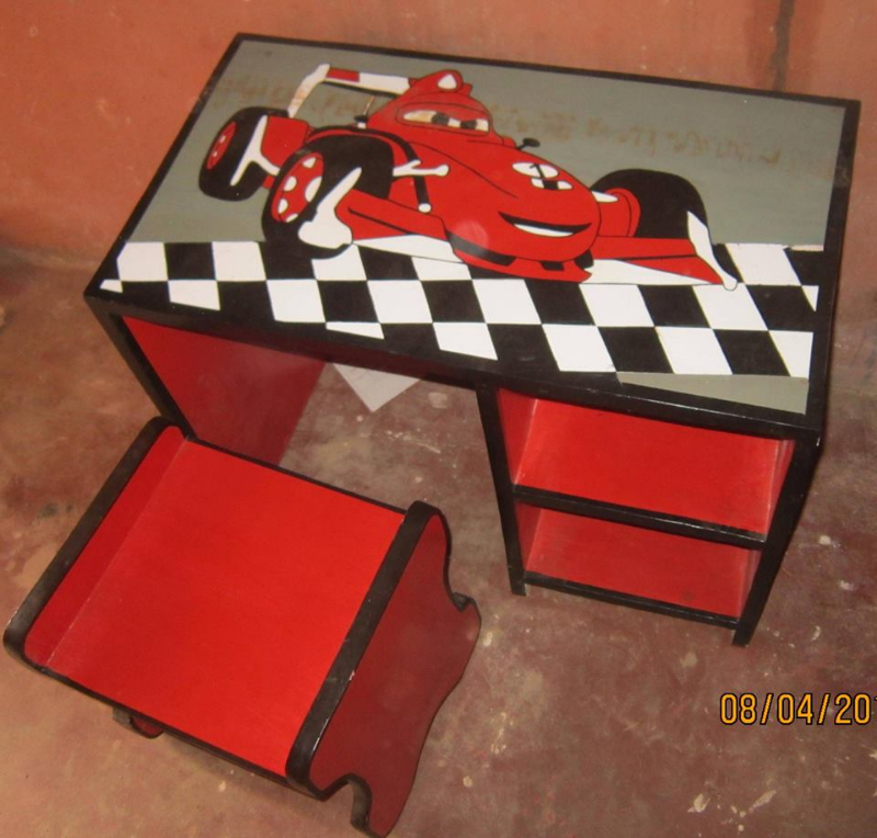 Chambre Complète Formule One 95x180 Rouge et Noir  Miniature 2