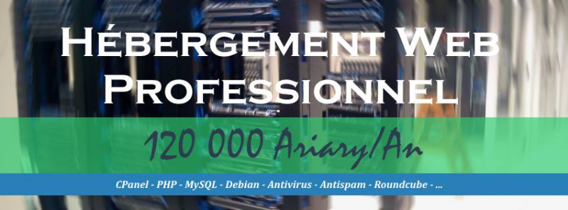 Hébergement de site web à 120000Ariary Image principale