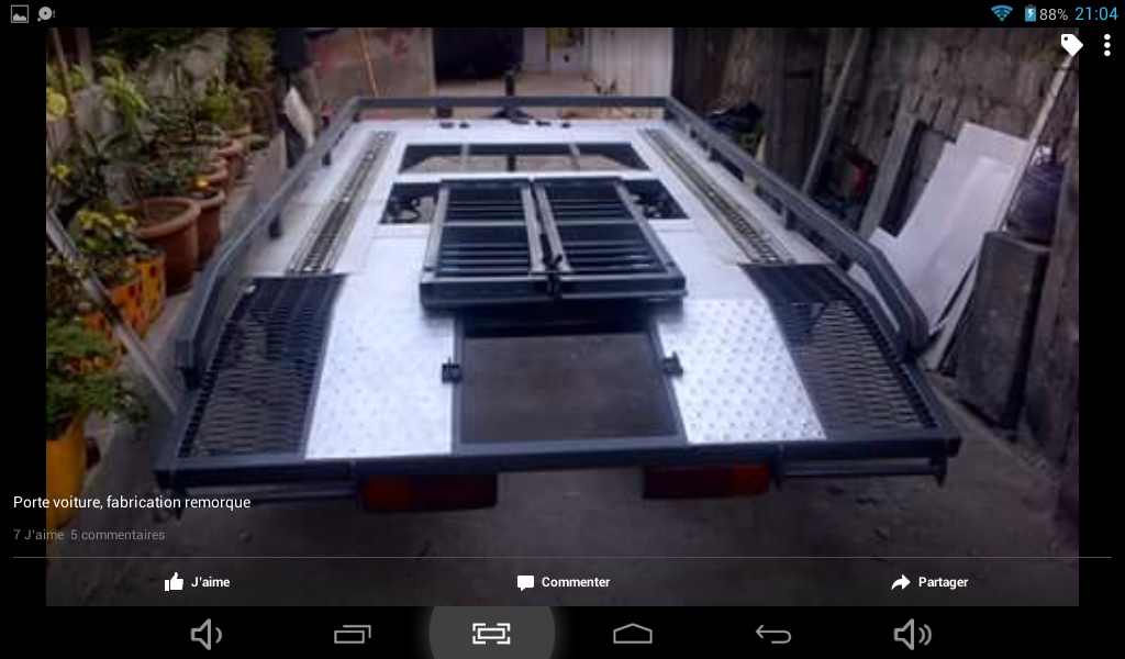 fabrication remorque Image principale