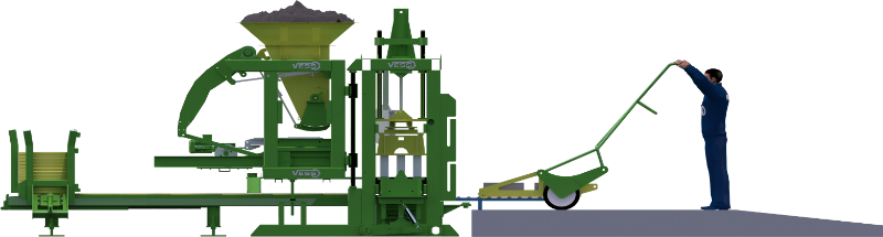 Compact Eco 5.1 : Prix Machine Pavé Parpaing Bordure Agglos Hourdis Centrale a Béton Miniature 1