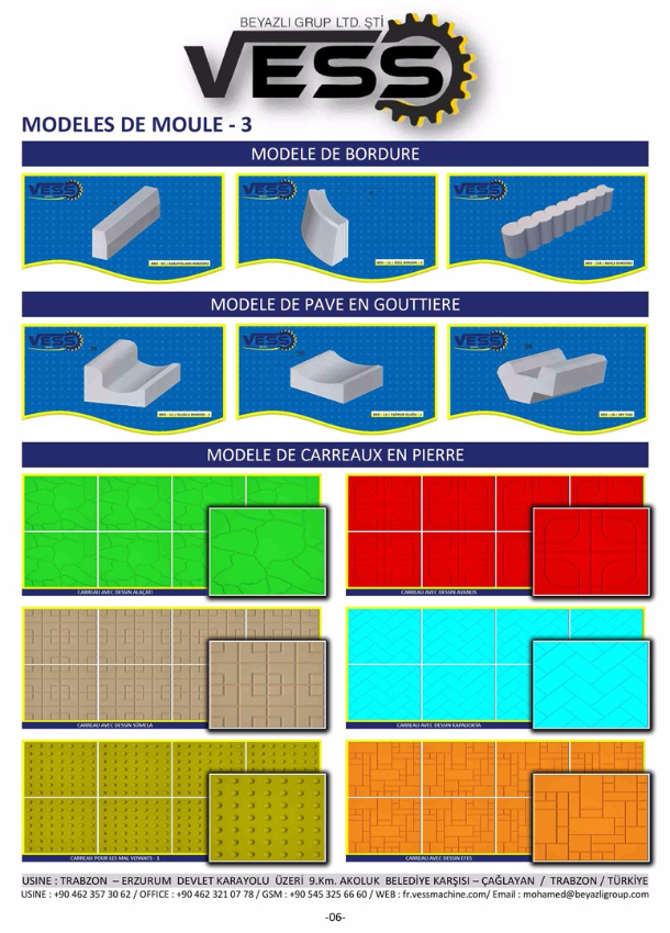 Compact Elegance 5.1 : Fabrication Parpaing, Brique, Pave, Bordure, Fabrication Béton Prêt Miniature 2