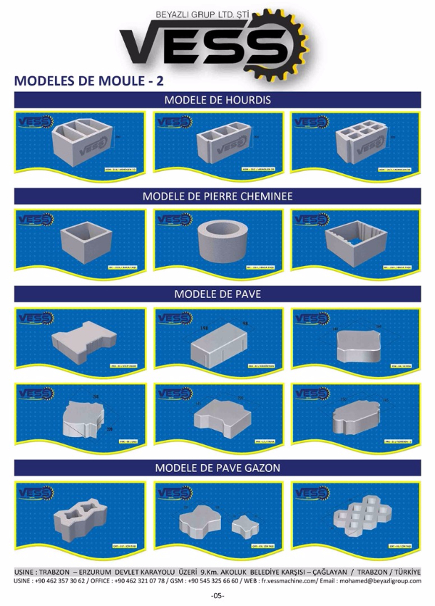 Compact Elegance 5.1 : Fabrication Parpaing, Brique, Pave, Bordure, Fabrication Béton Prêt Miniature 1