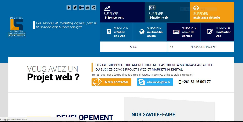 Digital Supplyer recrute des  opérateurs web polyvalents - Antananarivo, Madagascar
