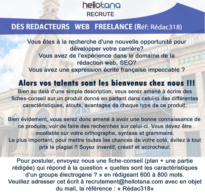 Rédacteur web freelance Miniature 1
