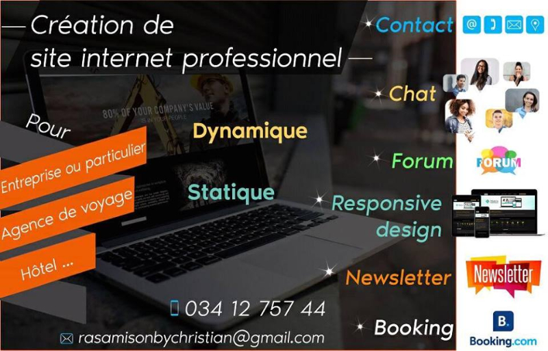 Création de site internet professionnel Miniature 1