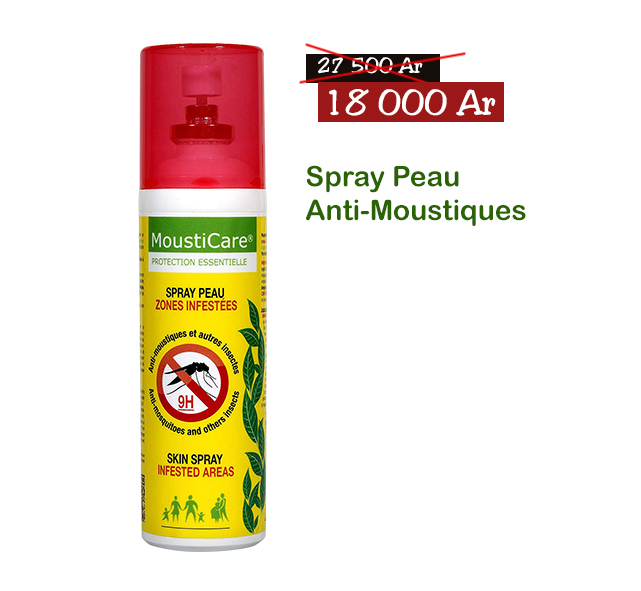 SPRAY PEAU – ANTI MOUSTIQUES ET AUTRES INSECTES - Antananarivo, Madagascar