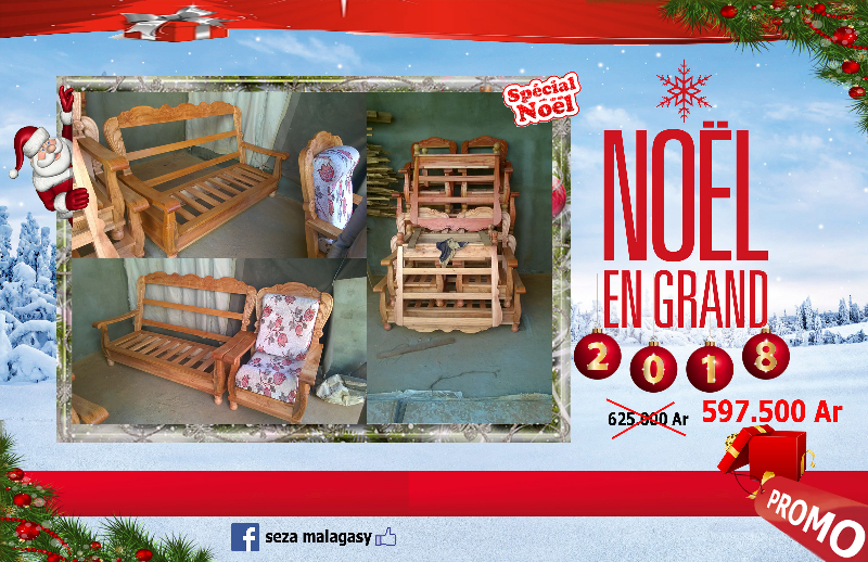 PROMOTION SALON EN BOIS - Tous villes, Madagascar