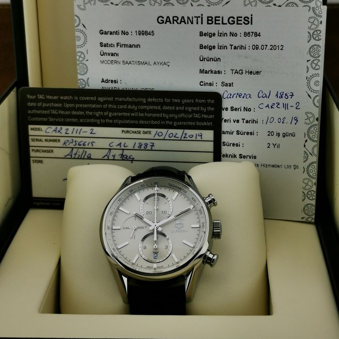 Montre TAG HEUER carrera calibre 1887 homme Miniature 3