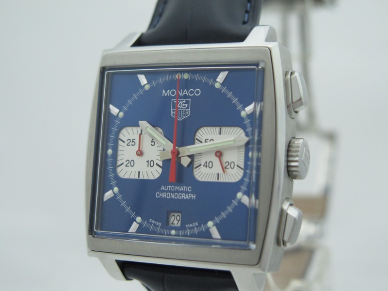 TAG HEUER MONTRES AUTOMATIQUES monaco steve mc queen - CW2113-0 chronographe Miniature 1