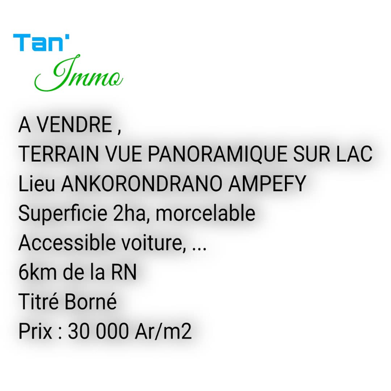 TERRAIN BORD DU LAC AMPEFY Miniature 1
