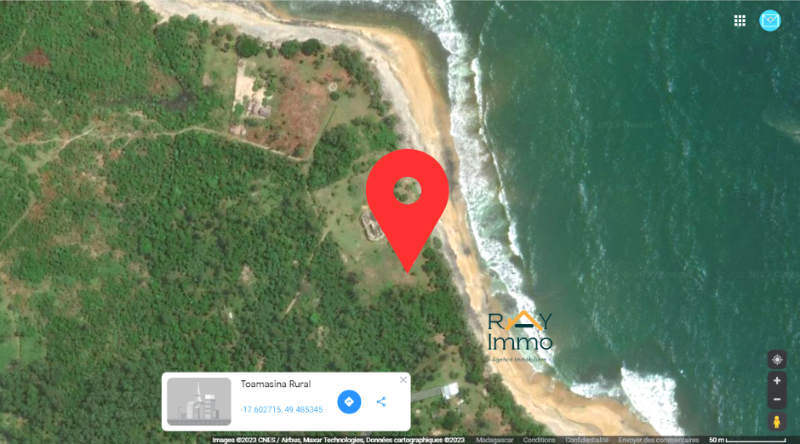Terrain nu au bord de la mer, Andranotsara, Tamatave 2 PK62 Miniature 3