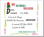 F&ecirc;te Nationale Malgache ANGOULEME image 0