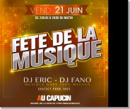 ***F&Ecirc;TE DE LA MUSIQUE AMBIANCE 300% MAFANA*** image 0