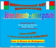 Soir&eacute;e ind&eacute;pendance de Madagascar image 0