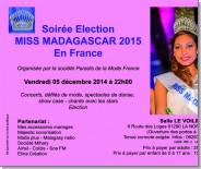 SOIR&Eacute;E MISS MADAGASCAR 2015 EN FRANCE   image 0