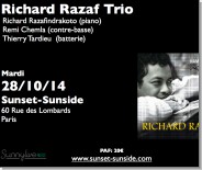 Richard Razaf Trio au Sunside image 0